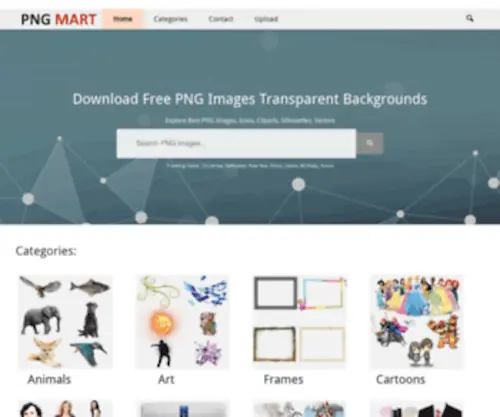 PNGmart.com(Download Transparent Free PNG Images) Screenshot