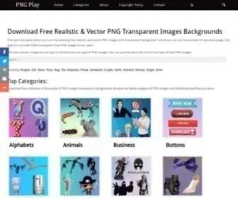 PNGplay.com(Free PNG Transparent Images Background) Screenshot