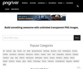 PNGriver.com(Free Transparent PNG Images) Screenshot
