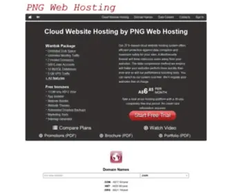 PNGwebhost.com(PNG Web Hosting) Screenshot