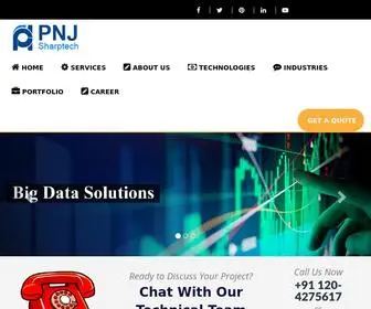 PNJsharptech.com(Seo company) Screenshot