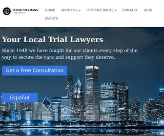 Pnlawoffice.com(Porro Niermann Law Group) Screenshot