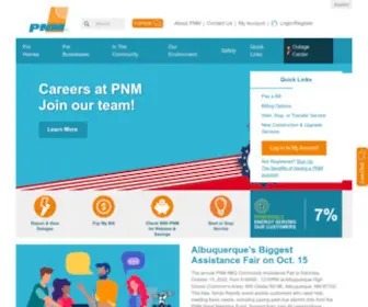 PNM.com(PNM) Screenshot