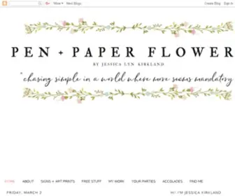 PNPflowersinc.com(Paper Flowers) Screenshot