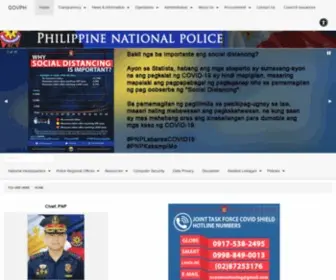 PNP.gov.ph(Philippine National Police) Screenshot