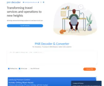 PNrdecoder.com(Travelport (Worldspan)) Screenshot