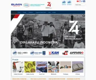 Pnri.co.id(Perum PNRI) Screenshot