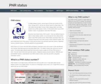 PNRstatustrains.com(PNRstatustrains) Screenshot