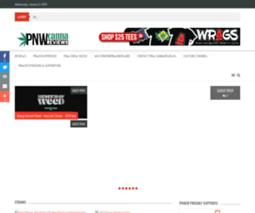 PNWCR.com(PNW Canna Reviews) Screenshot