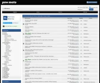 PNwmoto.com(PNW Motorcycles) Screenshot