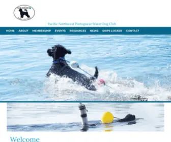 PNWPWDC.org(Pacific Northwest Portuguese Water Dog Club) Screenshot