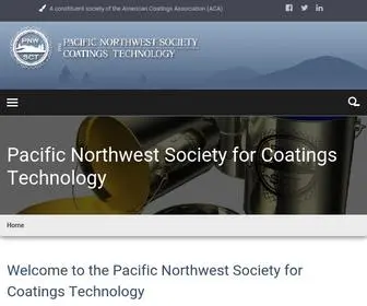 PNWSCT.org(Pacific Northwest Society for Coatings Technology) Screenshot