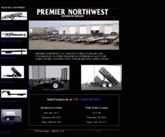 PNWtrailers.com(Premier NW Trailers) Screenshot