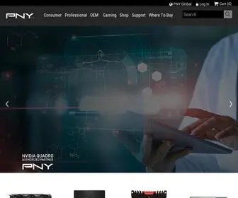 PNY.com(NVIDIA Graphics) Screenshot