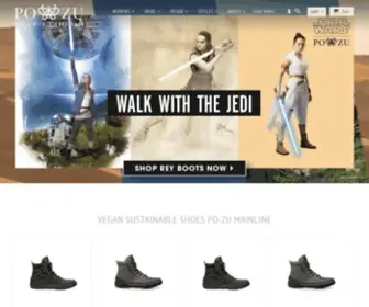 PO-ZU.com(Ethical & Sustainable Shoes & Footwear By Po) Screenshot