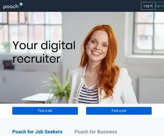 Poach.com.au(Your digital recruiter) Screenshot