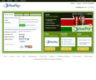 Poapay.com(Send Money to Kenya fast) Screenshot