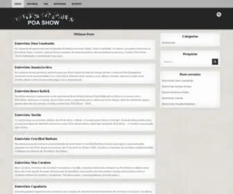 Poashow.com.br(Porto Alegre em foco) Screenshot