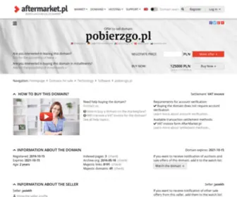 Pobierzgo.pl(Cena domeny: 125000 PLN (do negocjacji)) Screenshot