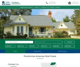 Pocahontasarrealestate.com(Pocahontas Arkansas Real Estate) Screenshot