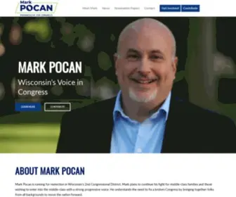Pocanforcongress.com(Mark Pocan) Screenshot
