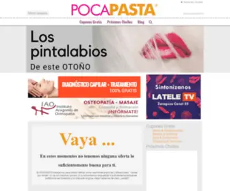 Pocapasta.com(MAGAZINE POCAPASTA) Screenshot