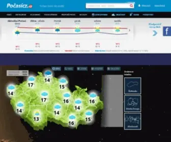 Pocasicz.cz(Počasí) Screenshot