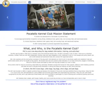 Pocatellokennelclub.org(Pocatello Kennel Club) Screenshot