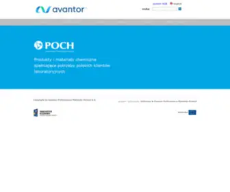 Poch.com.pl((Polskie Odczynniki Chemiczne)) Screenshot