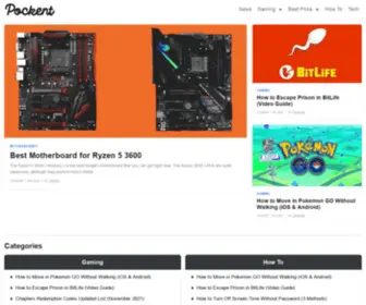 Pockent.com(The Home of Gaming and Technology) Screenshot