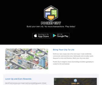 Pocketcitygame.com(Pocket City) Screenshot