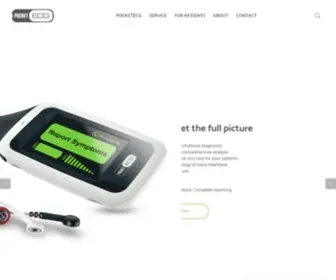 Pocketecg.com(Home Heart Atrial Fibrillation Monitoring) Screenshot