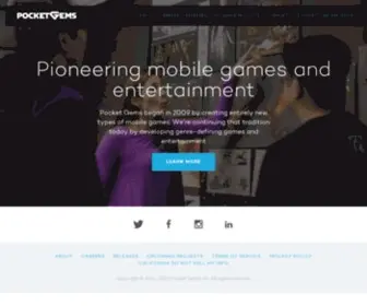 Pocketgems.com(Pocket Gems) Screenshot