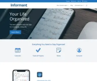 Pocketinformant.com(Fanatic Software designs and develops high quality software such as Informant) Screenshot