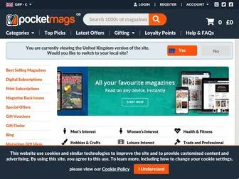 Pocketmags.com(Online Magazines) Screenshot