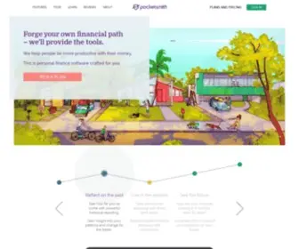 Pocketsmith.com(Smart budgeting & personal finance software) Screenshot