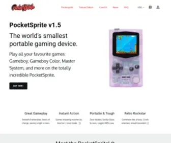 Pocketsprite.com(Pocketsprite) Screenshot