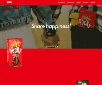 Pocky.com(Share happiness) Screenshot