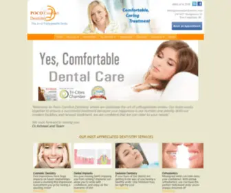 Pococomfortdentistry.com(If you're looking for a gentler dental experience) Screenshot