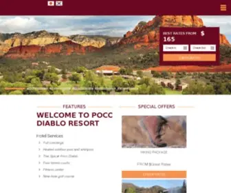 Pocodiablo.com(Sedona Resort with Mountain Views) Screenshot