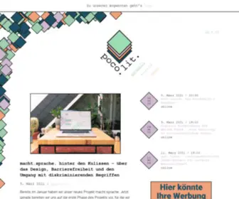 Pocolit.com(Poco.lit. – Diskussionsplattform für Postkoloniale Literatur) Screenshot