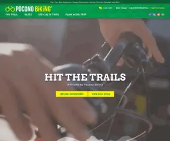 Poconobiking.com(Pocono Biking) Screenshot