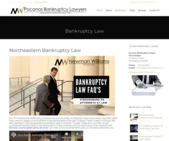 Poconosbankruptcy.com(Vincent Rubino) Screenshot
