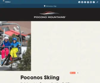 Poconoski.com(Poconos Skiing) Screenshot