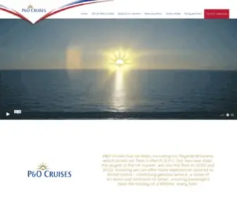 Pocruisescareers.co.uk(P&O Cruises) Screenshot