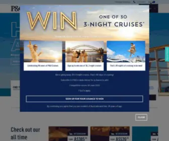 Pocruises.com.au(Cruise Holiday Packages & Deals from $999) Screenshot