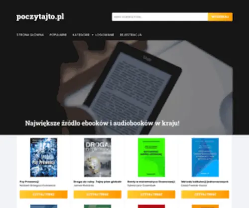 PoczytajTo.pl(Strona Główna) Screenshot
