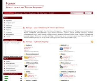 Podaga.pl(Katalog stron internetowych) Screenshot