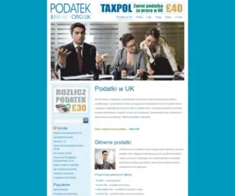 Podatek.org.uk(Podatki w UK) Screenshot