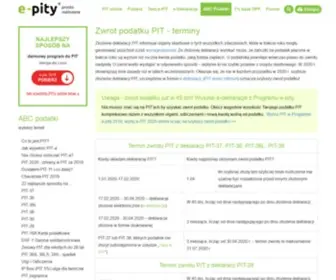 Podatekangielski.pl(Zwrot podatku PIT za 2021 na konto wterminy) Screenshot